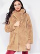 Womens Fur Coat Jacket Long Trench Winter Warm Thick Outerwear Overcoat Plus