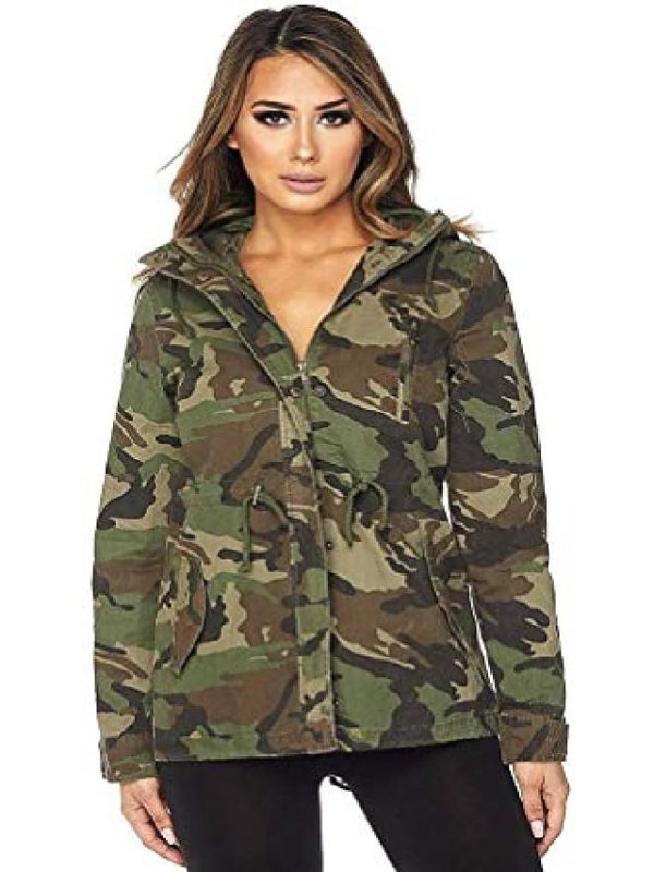 Hooded Uflage Anorak Jacket