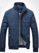 Men'S Summer Hooded Jacket Regular Solid Colored Daily Long Sleeve Cotton Black Blue Green